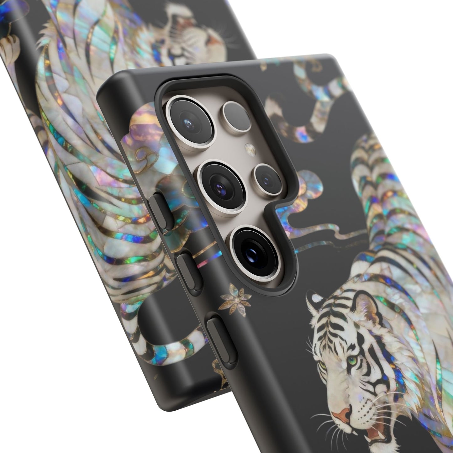 Iridescent White Tiger Tough Case