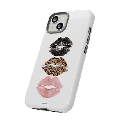 Leopard Glam Lip Tough Case