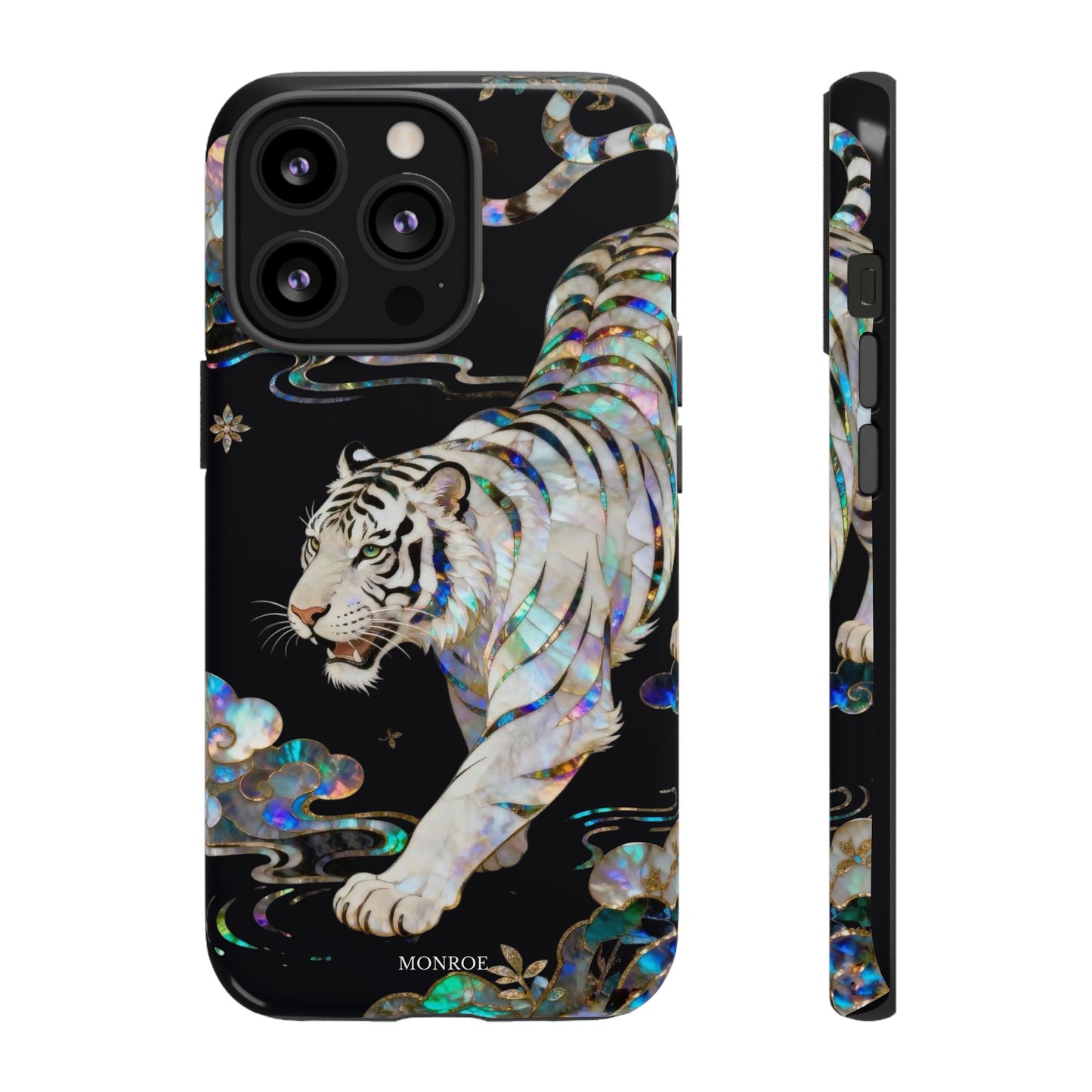 Iridescent White Tiger Tough Case