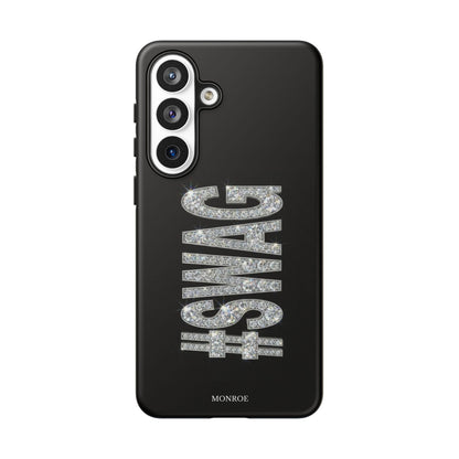 “#SWAG” Black Bling Tough Case