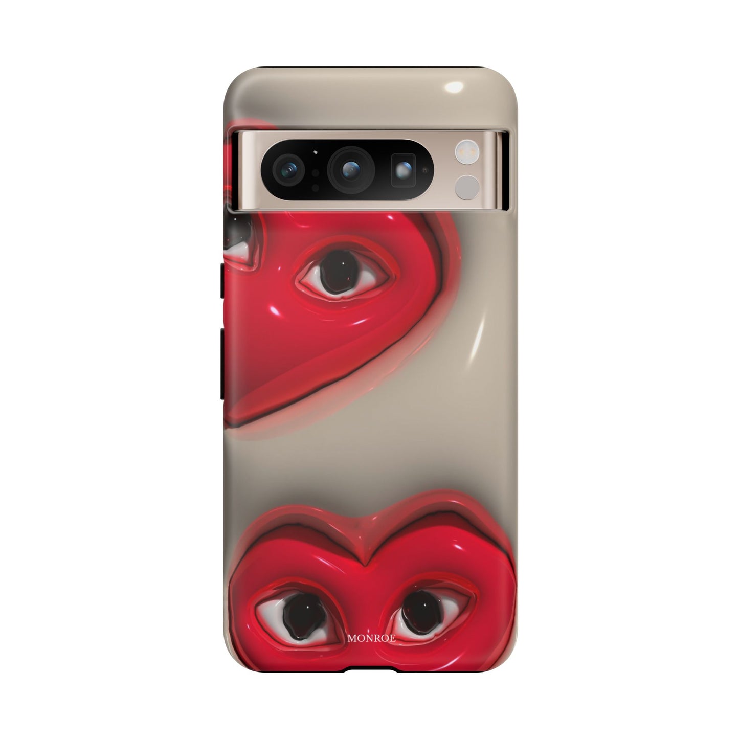 Red Heart Eyes Tough Case