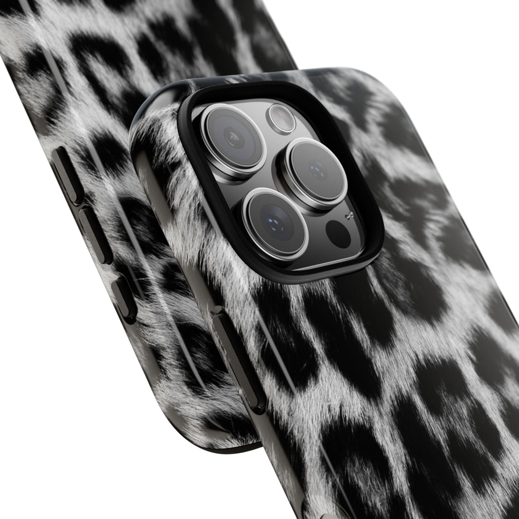 B&W Leopard Phone Case