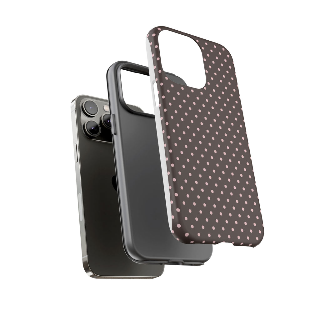 Brown Polka Phone Case