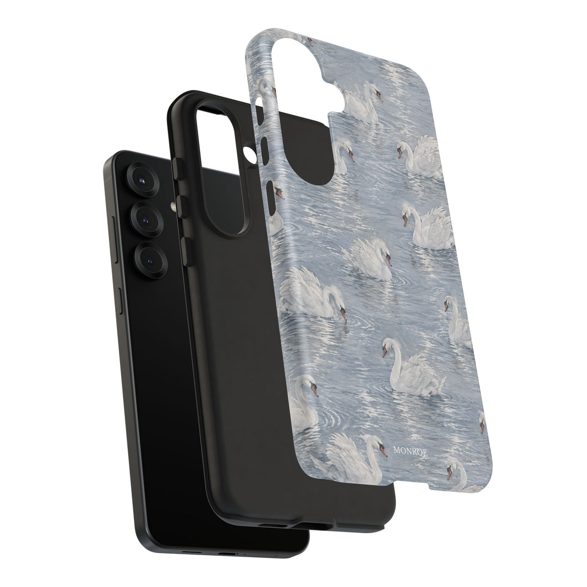 Swan Pattern Tough Case
