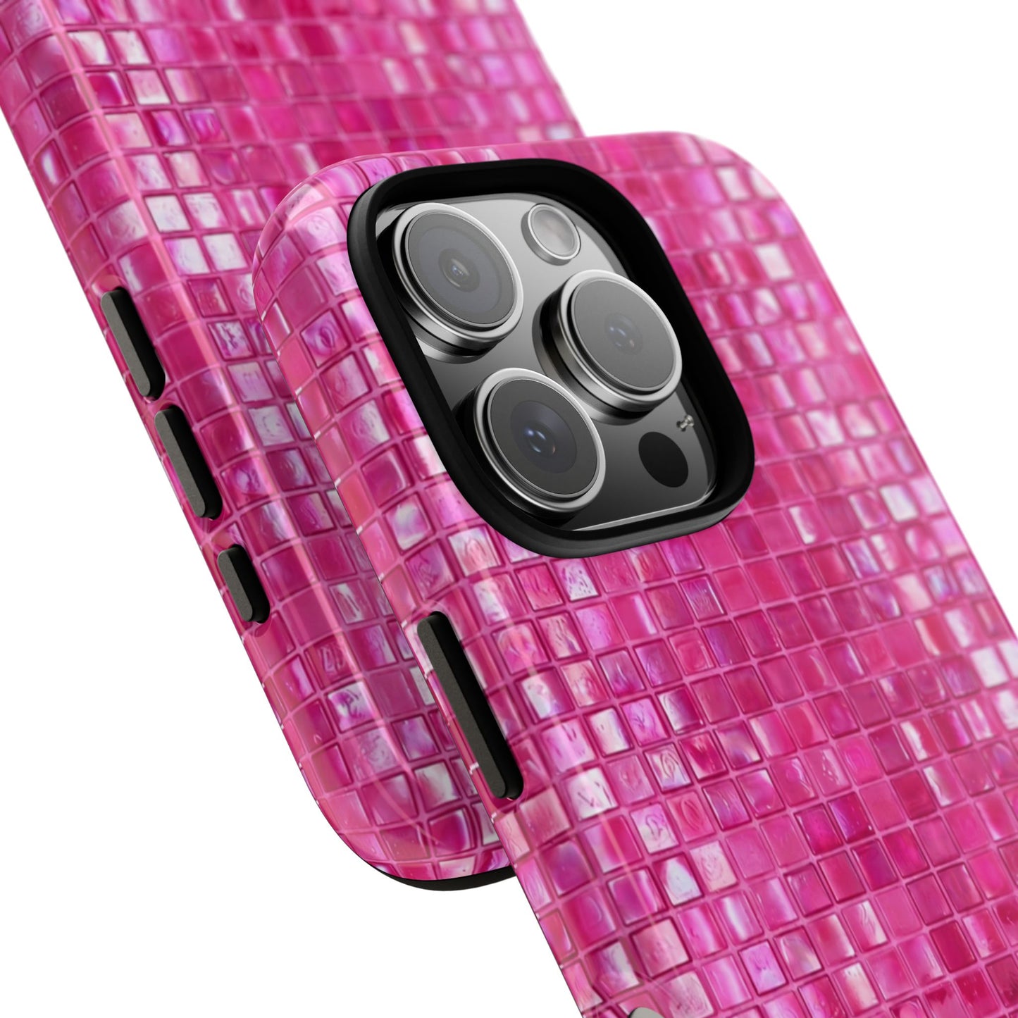 Hot Pink Mosaic Tough Case
