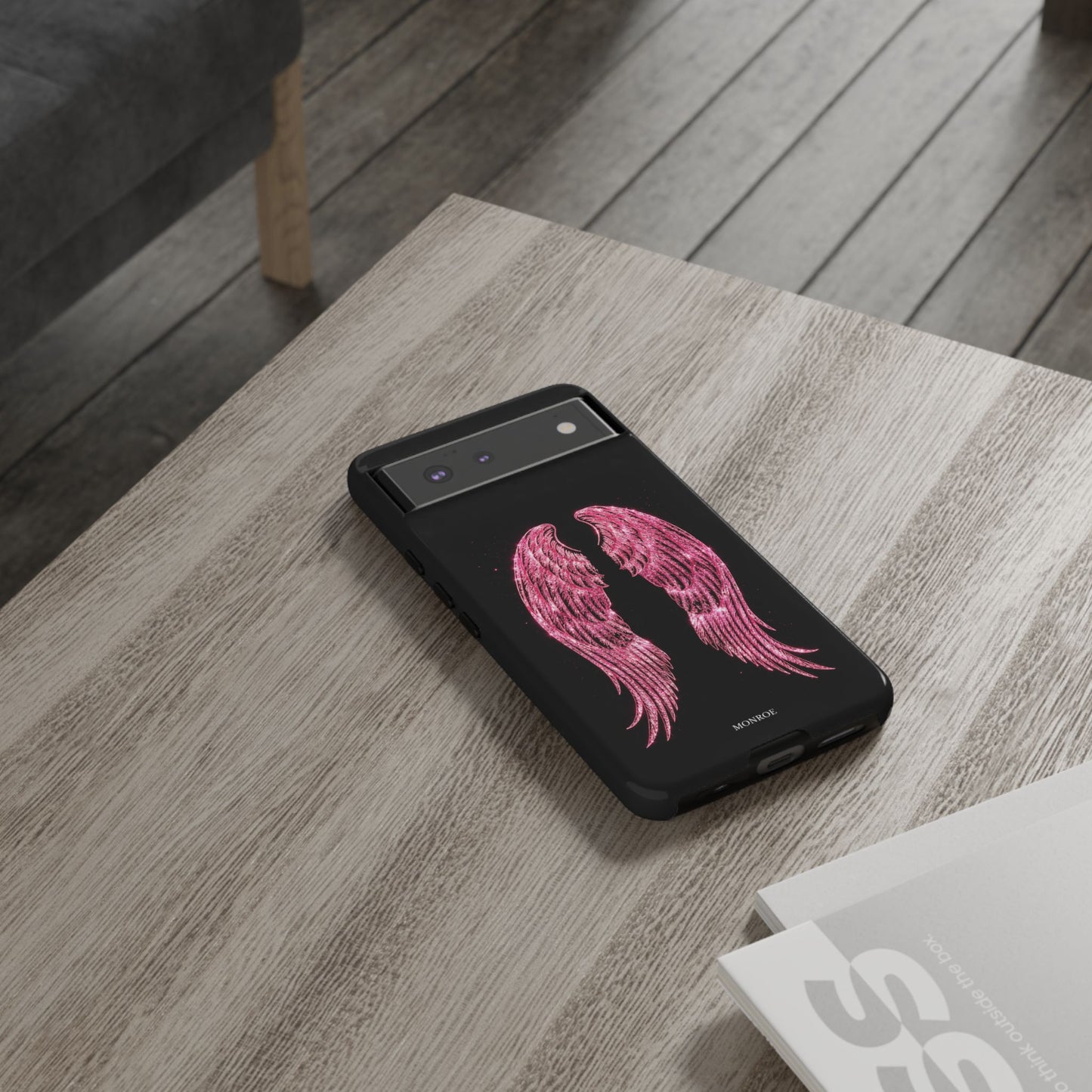 Pink Glitter Angel Tough Case
