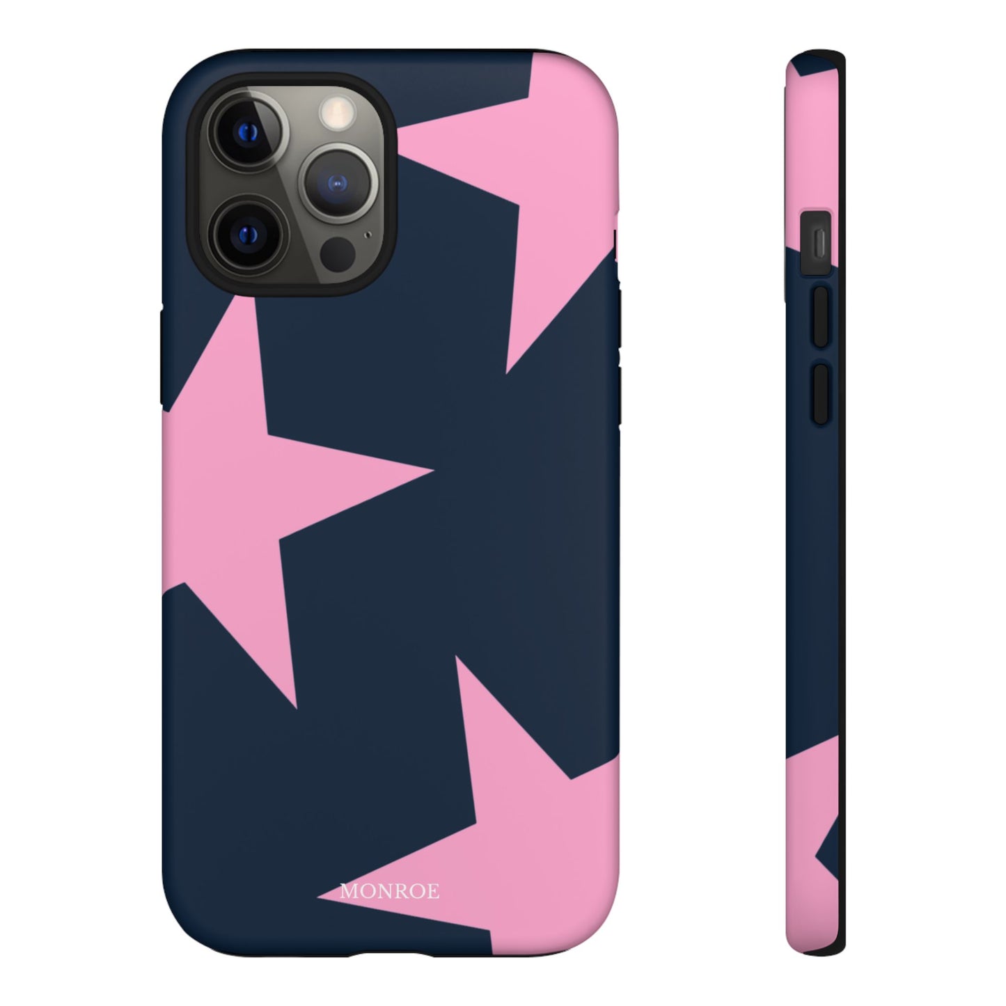 Navy & Pink Star Tough Cover