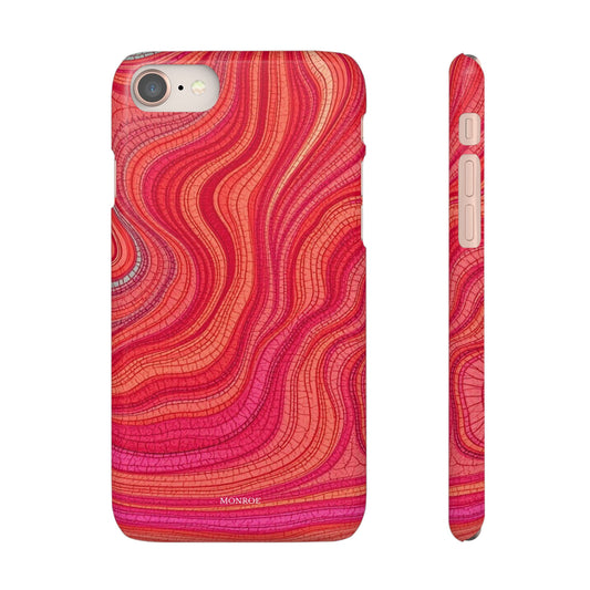 Retro Wavy Red Case