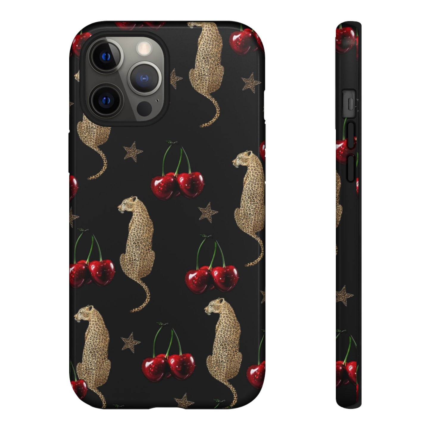 Leopard & Cherry Tough Case