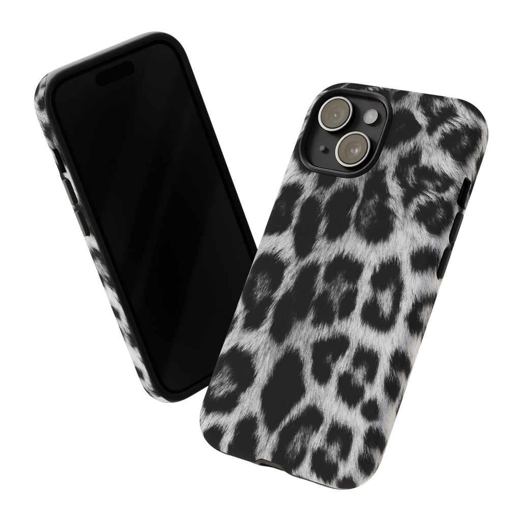 B&W Leopard Phone Case