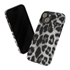B&W Leopard Phone Case