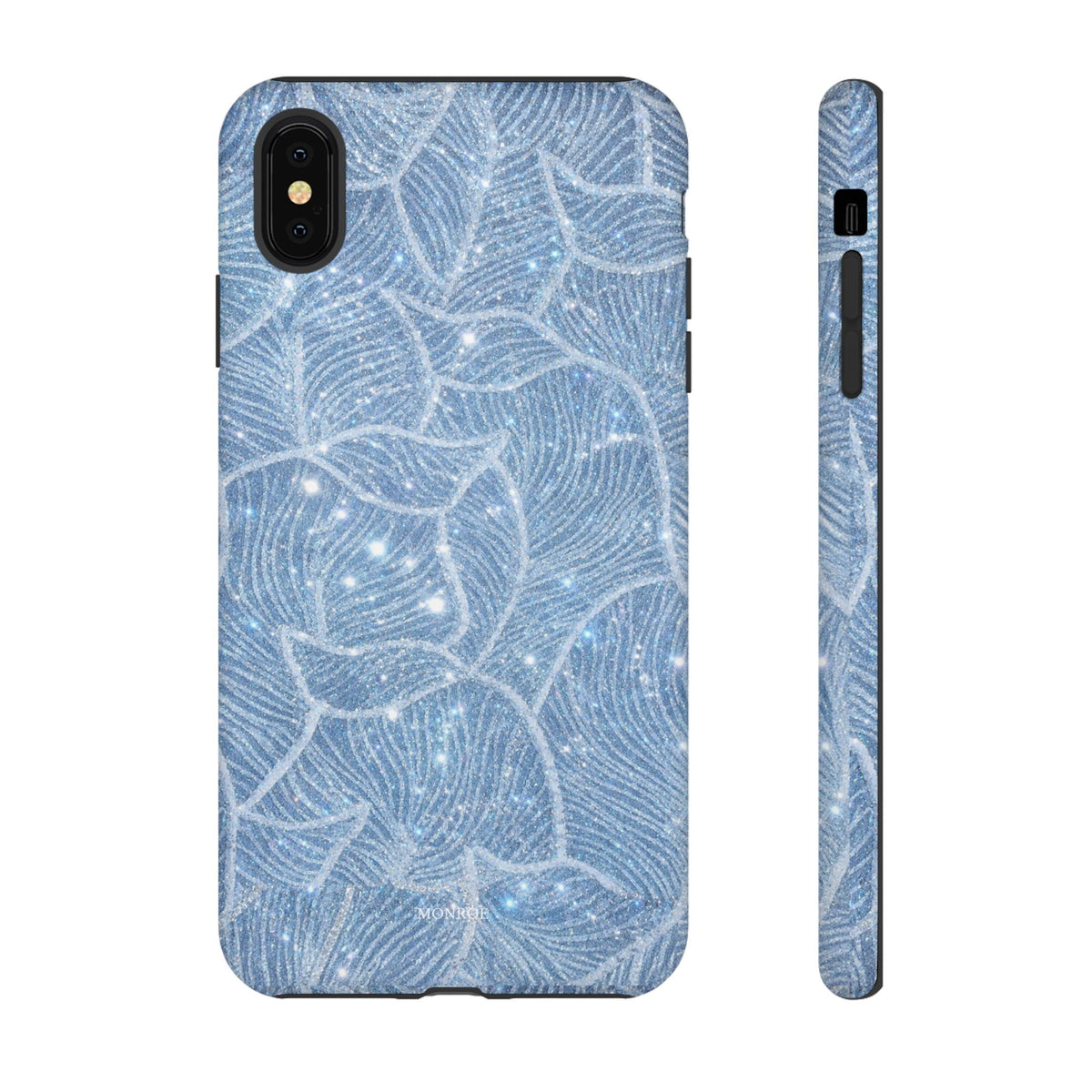 Glacier Blue Floral Tough Case
