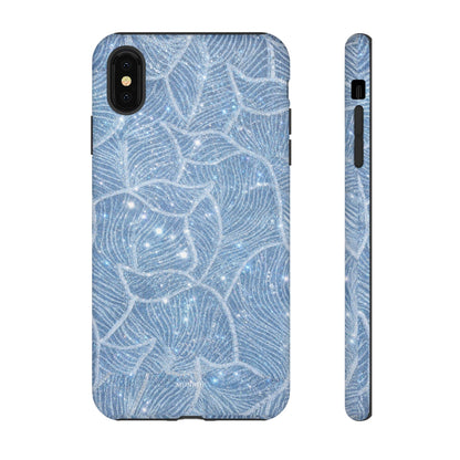 Glacier Blue Floral Tough Case
