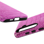 Purple Croc Phone Case