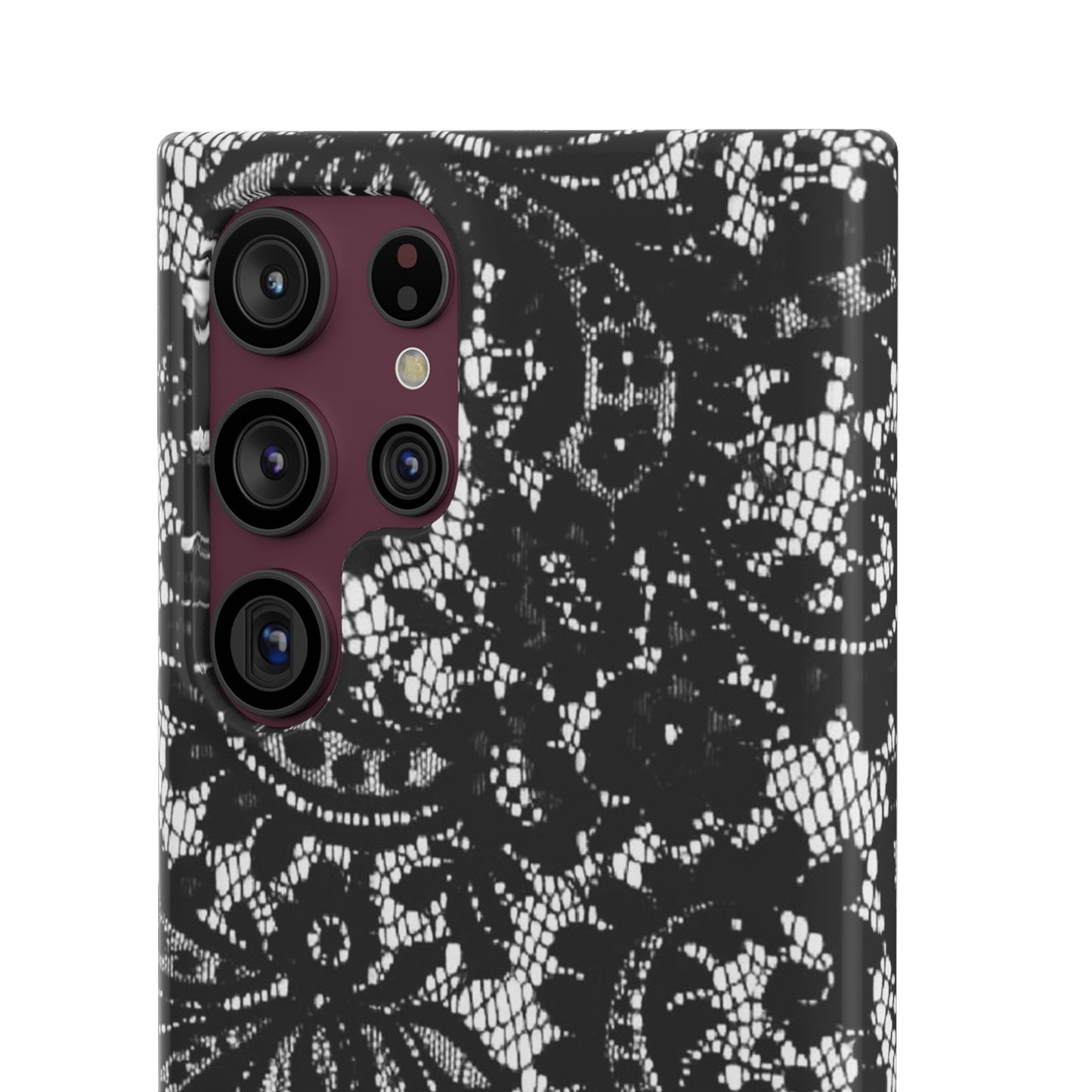 Black Lace Elegant Pattern Case