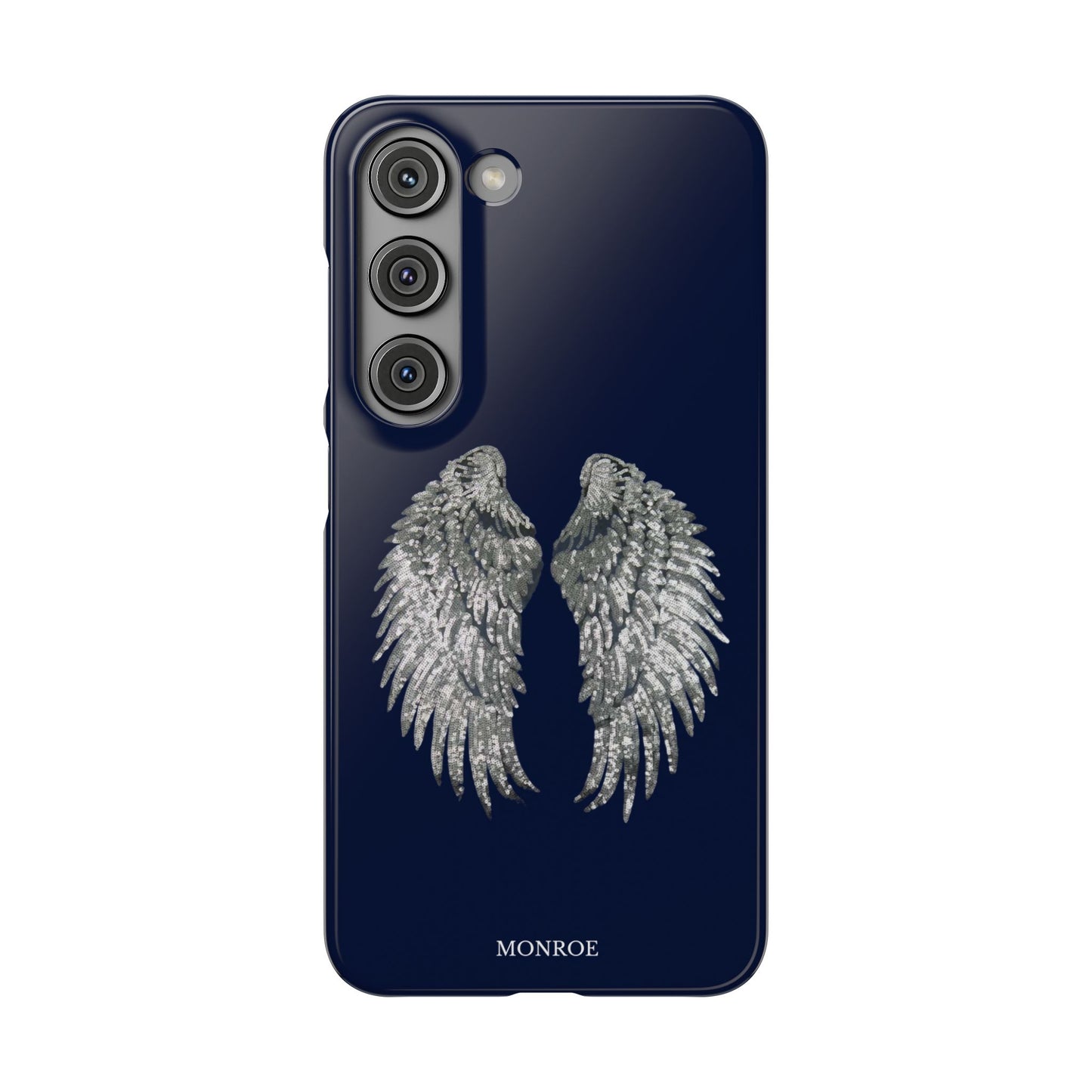 Navy Angel Wings Case