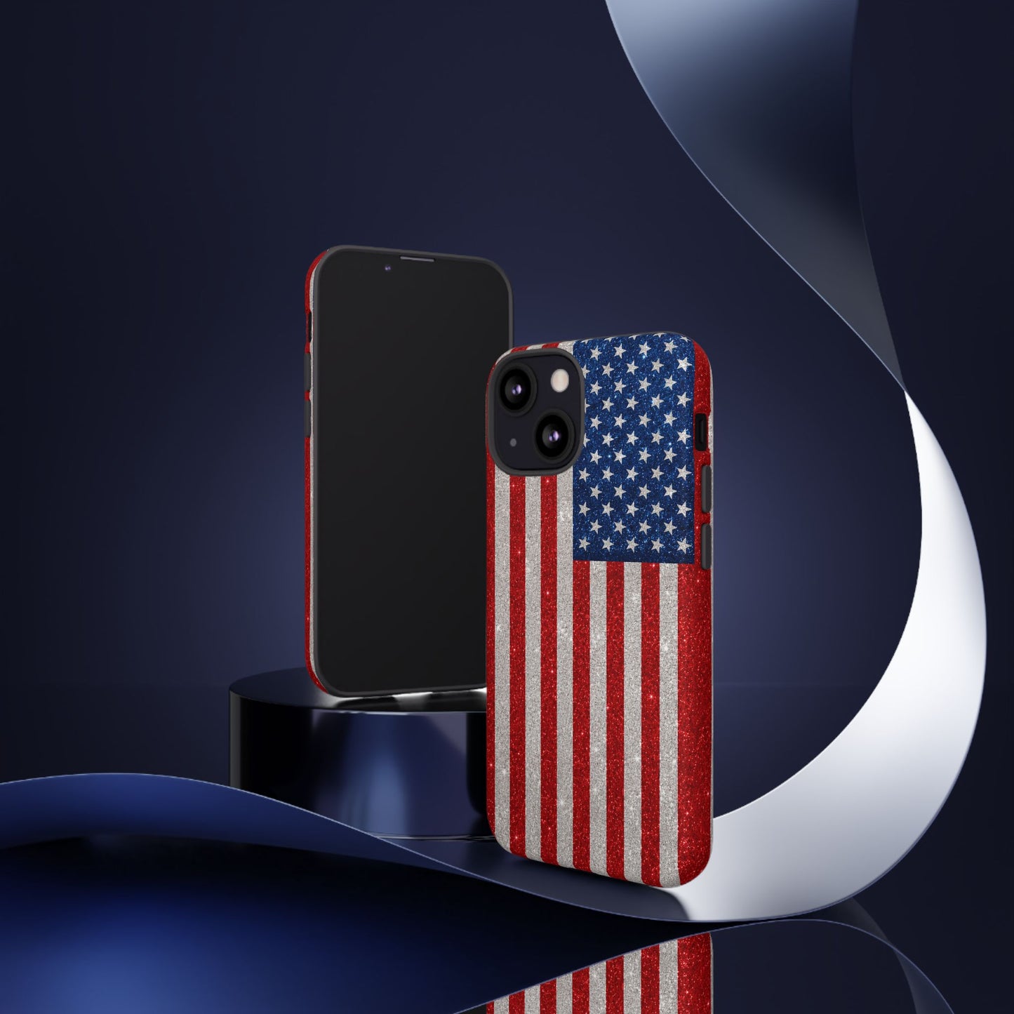 America Glitter Tough Case