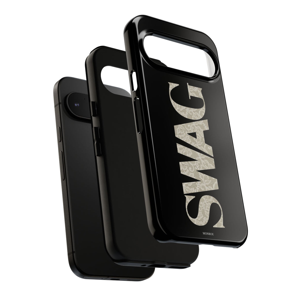 Lace Swag Black Tough Case