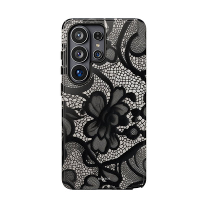 Black Floral Vintage Case