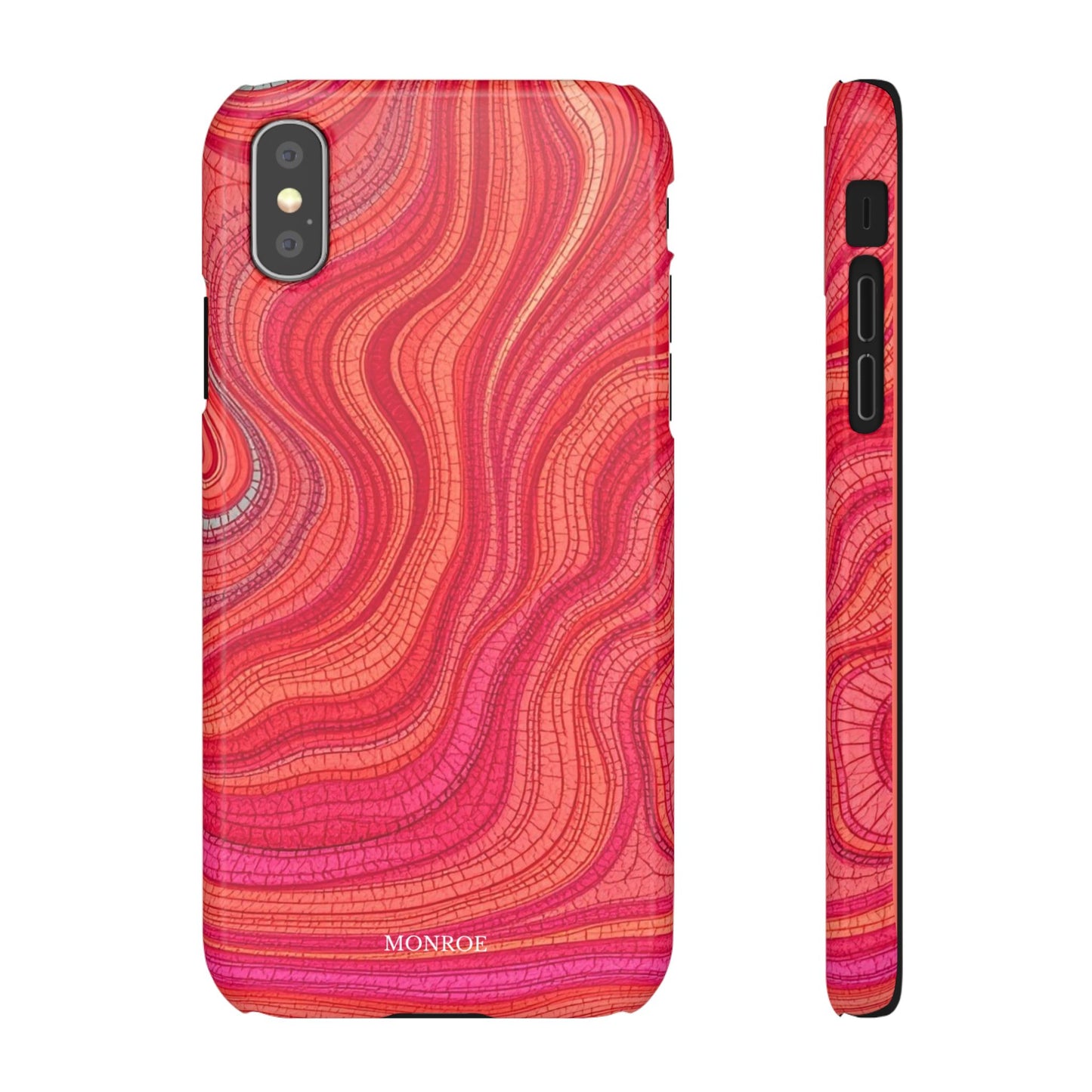 Retro Wavy Red Case