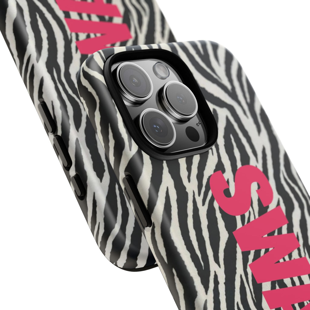 'SWAG' Zebra Print Tough Case