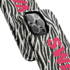 'SWAG' Zebra Print Tough Case