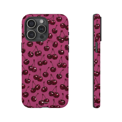 Burgundy Cherries Tough Case