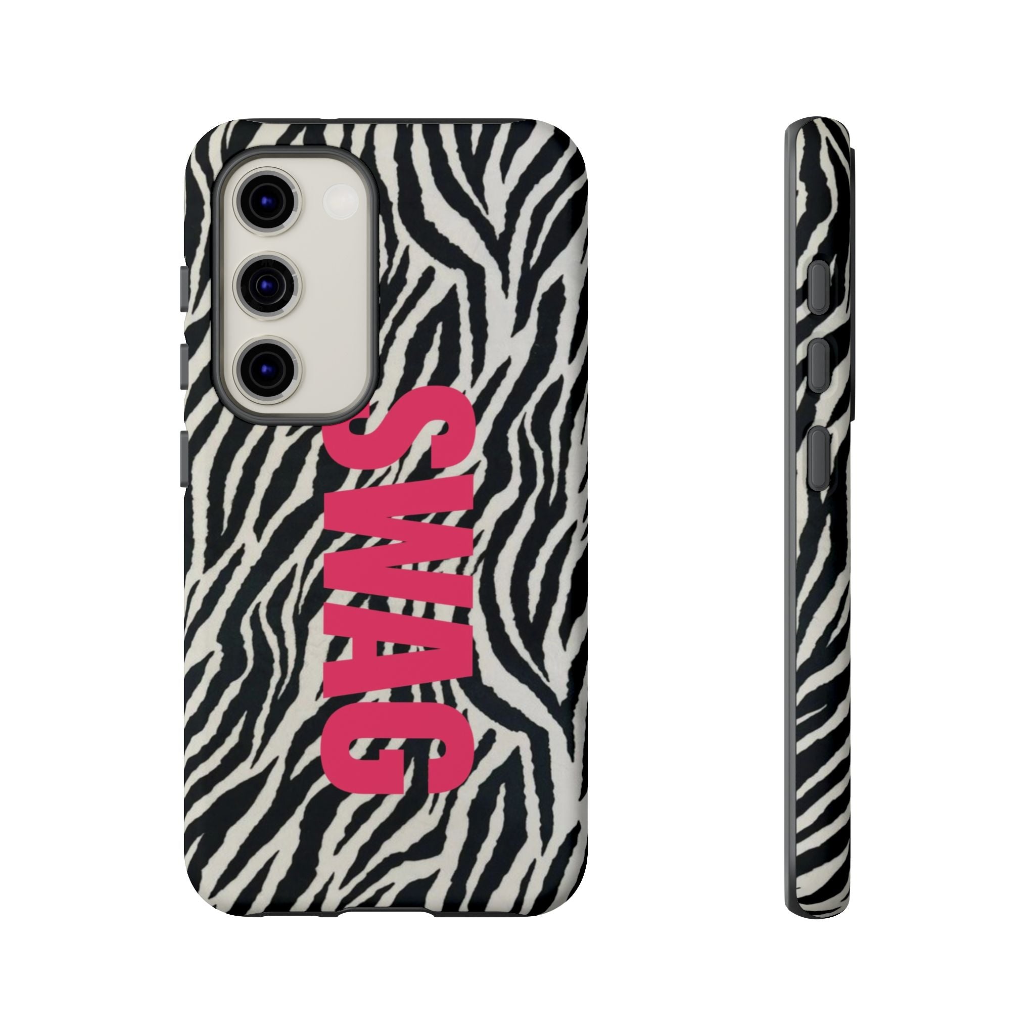 'SWAG' Zebra Print Tough Case
