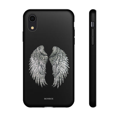 Silver Wings Black Tough Case