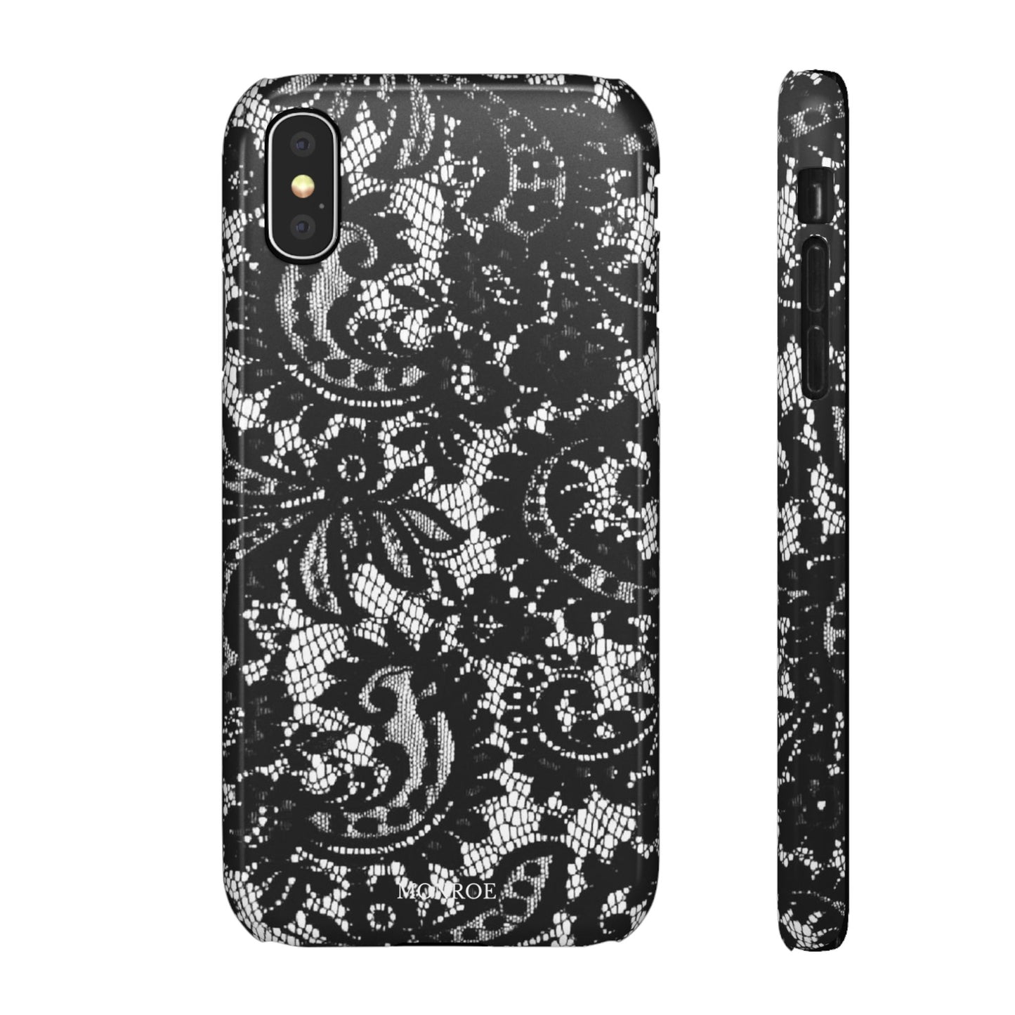 Black Lace Elegant Pattern Case