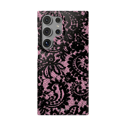 Pink Lace Pattern Case