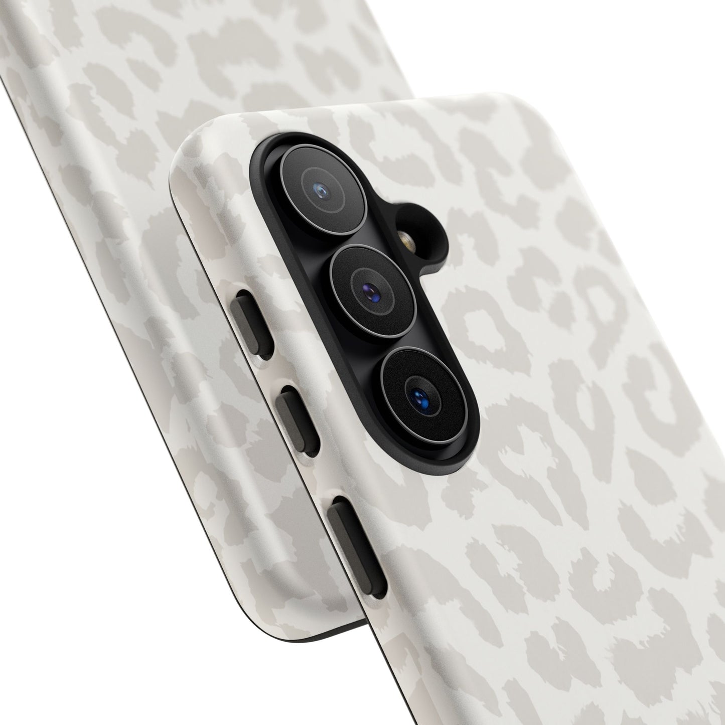 White Leopard Print Tough Case