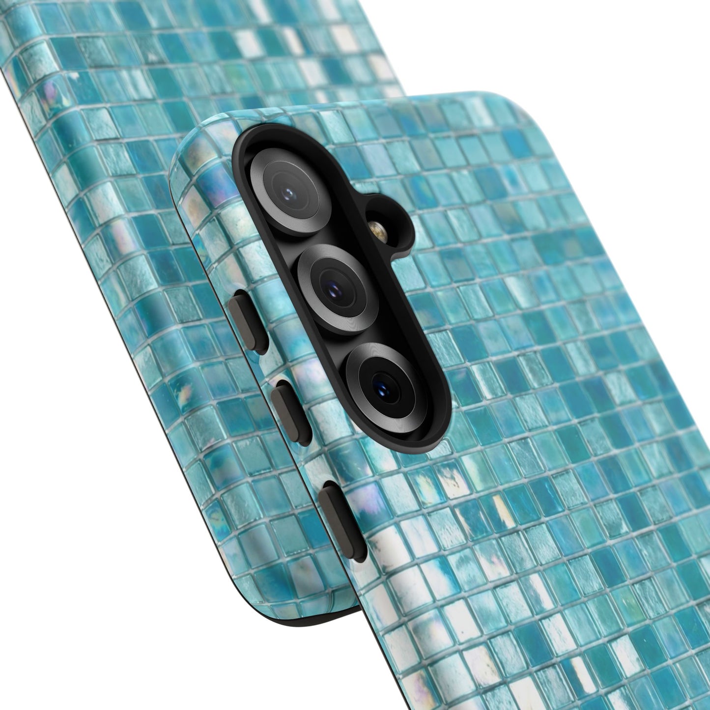 Hot Blue Mosaic Tile Tough Case