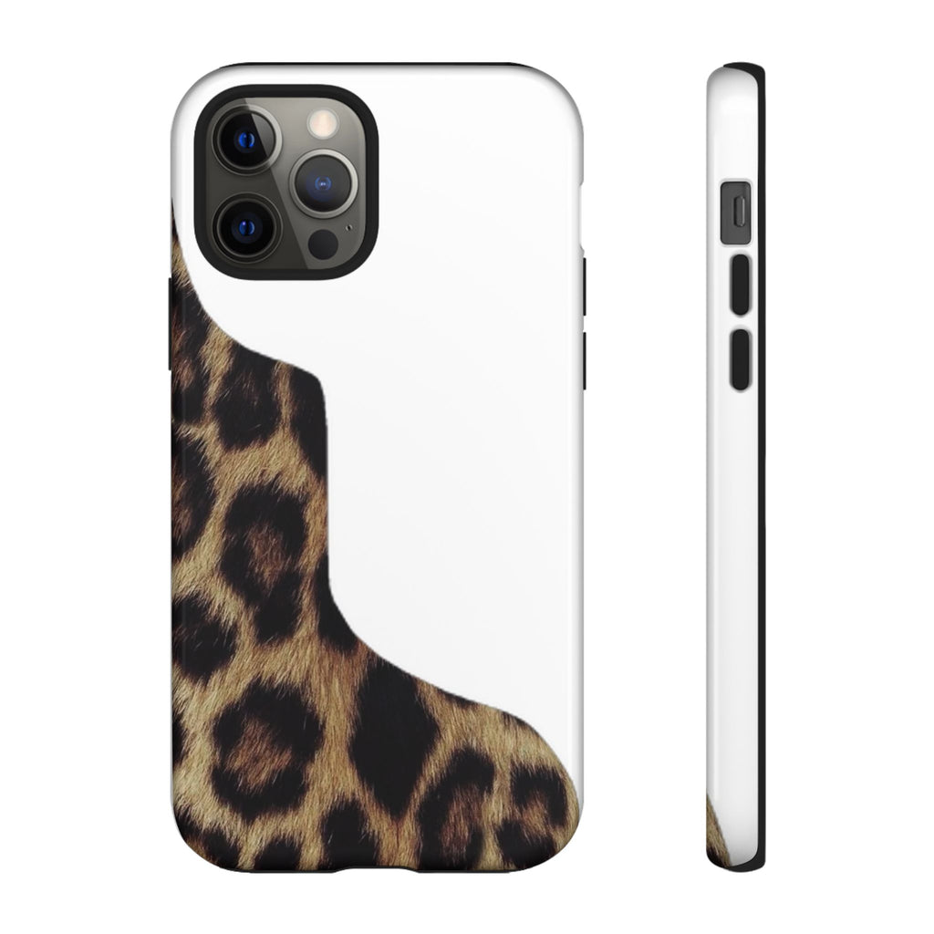 Half Cheetah Print Phone Case
