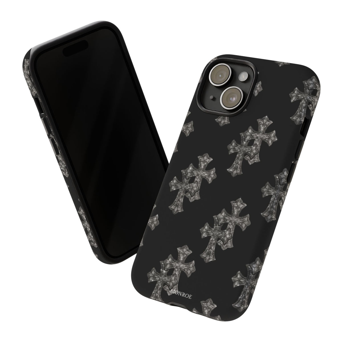 Black Crystal Cross Tough Case