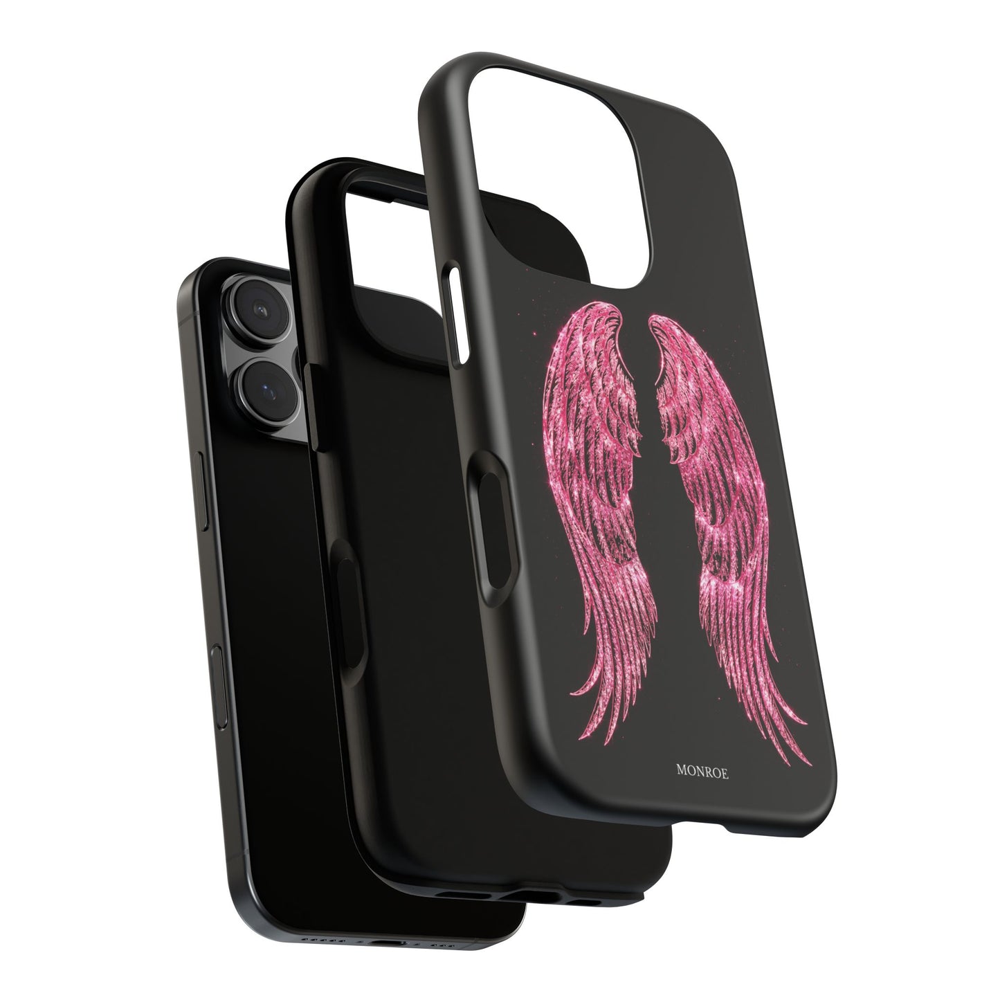 Pink Glitter Angel Tough Case