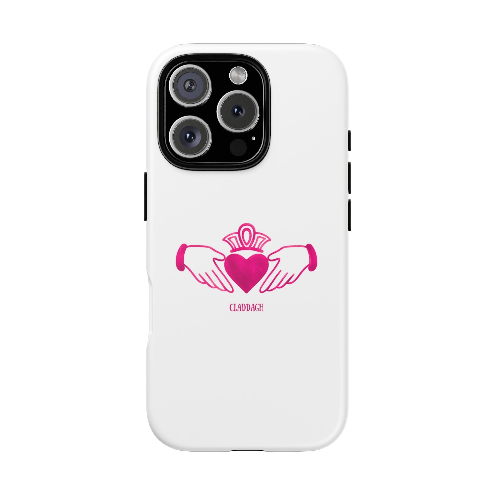 Pink Irish Claddagh Symbol Tough Phone Case