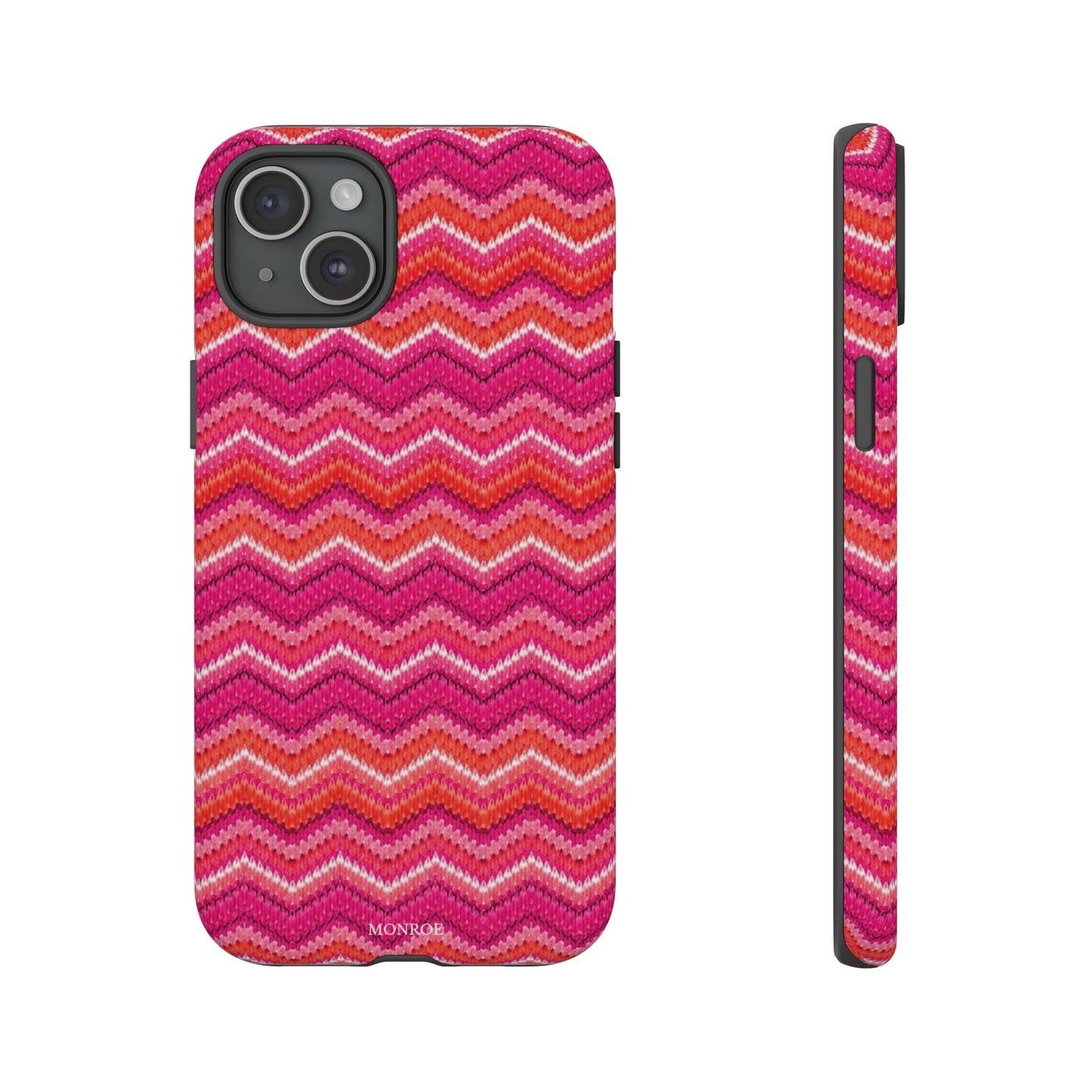 Pink Zigzag Tough Case