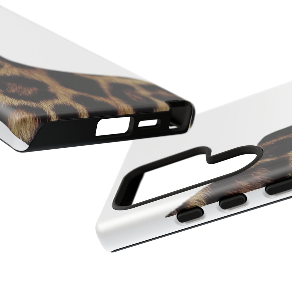 Half Cheetah Print Phone Case