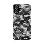 Black and Kiss Design Phone Case