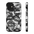 Black and Kiss Design Phone Case