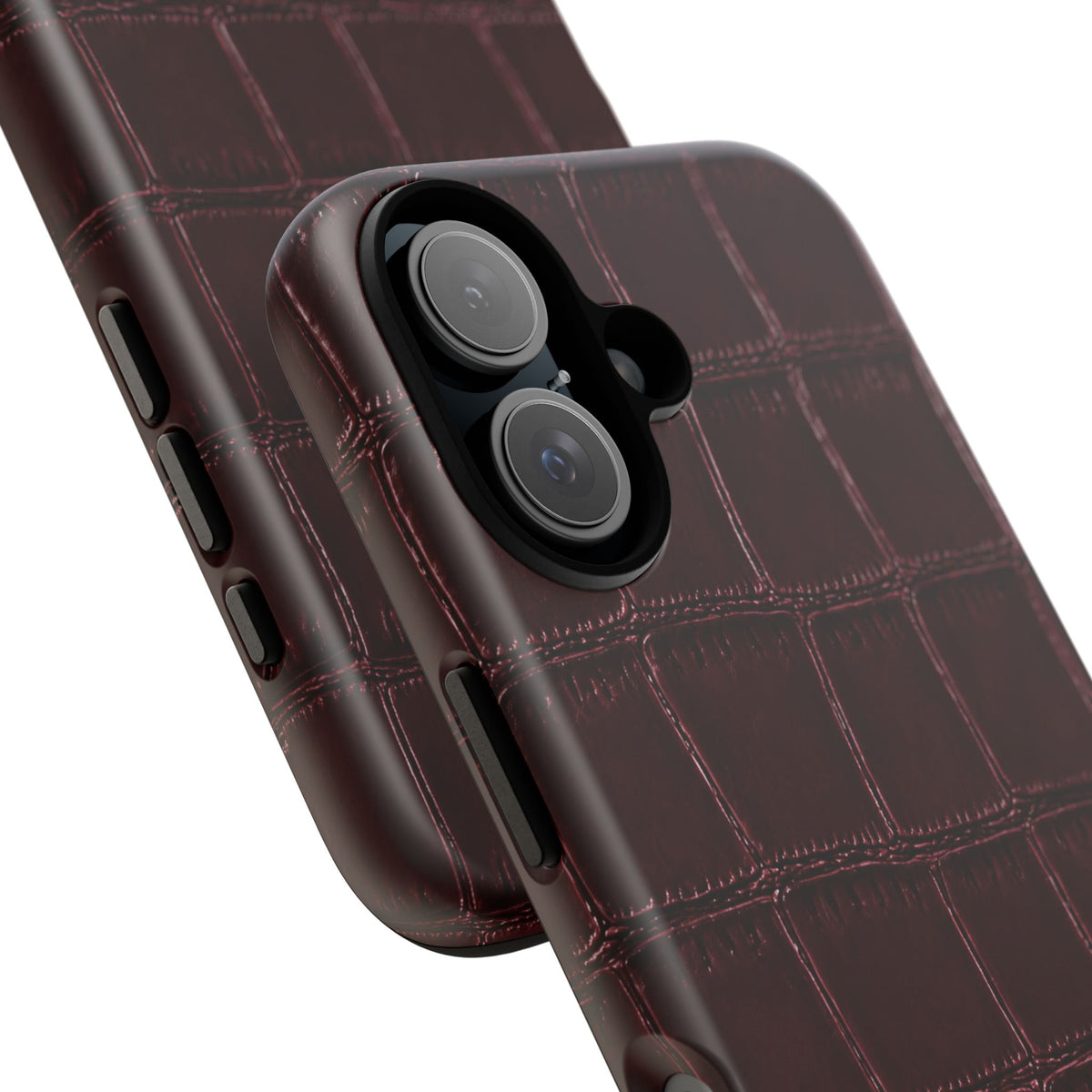 Burgundy Croc Tough Case