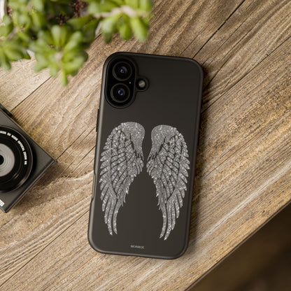 Silver Angel Wings Tough Case