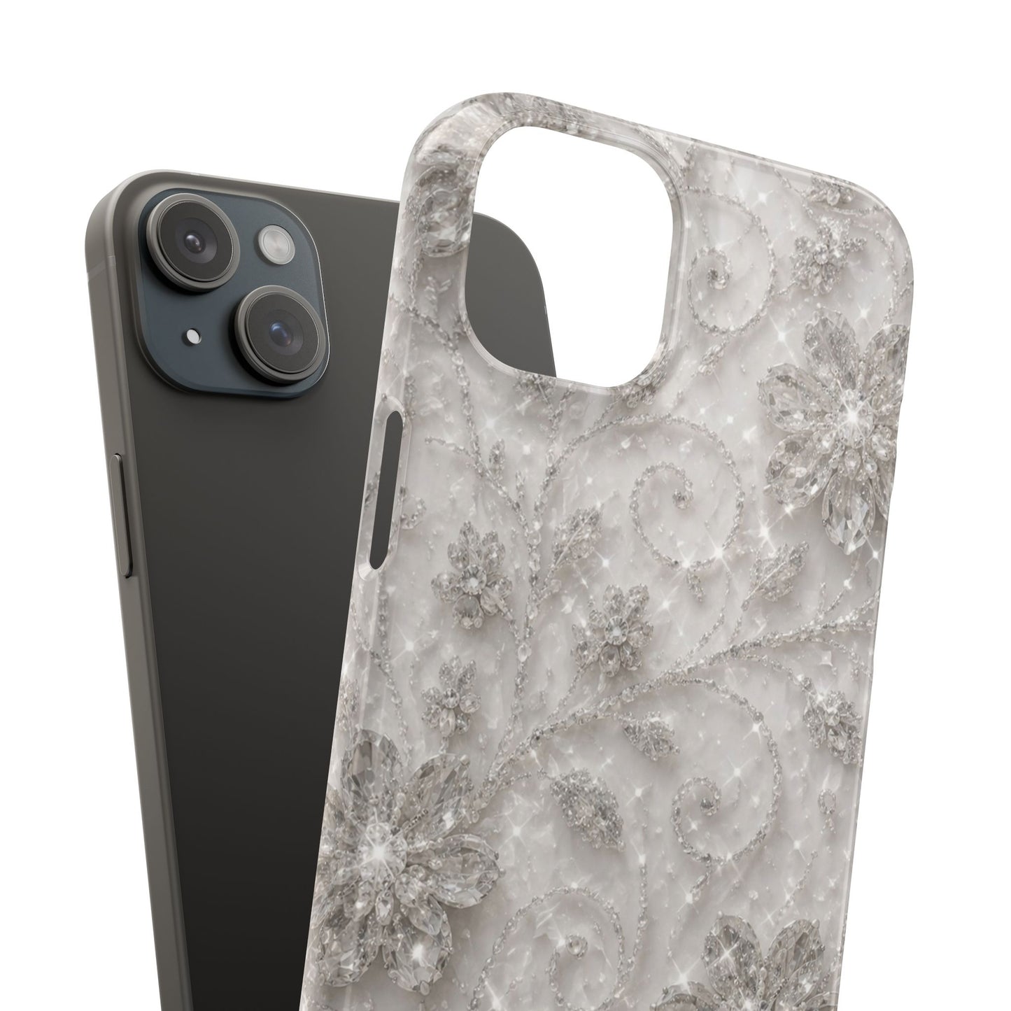 Glittery Floral Case