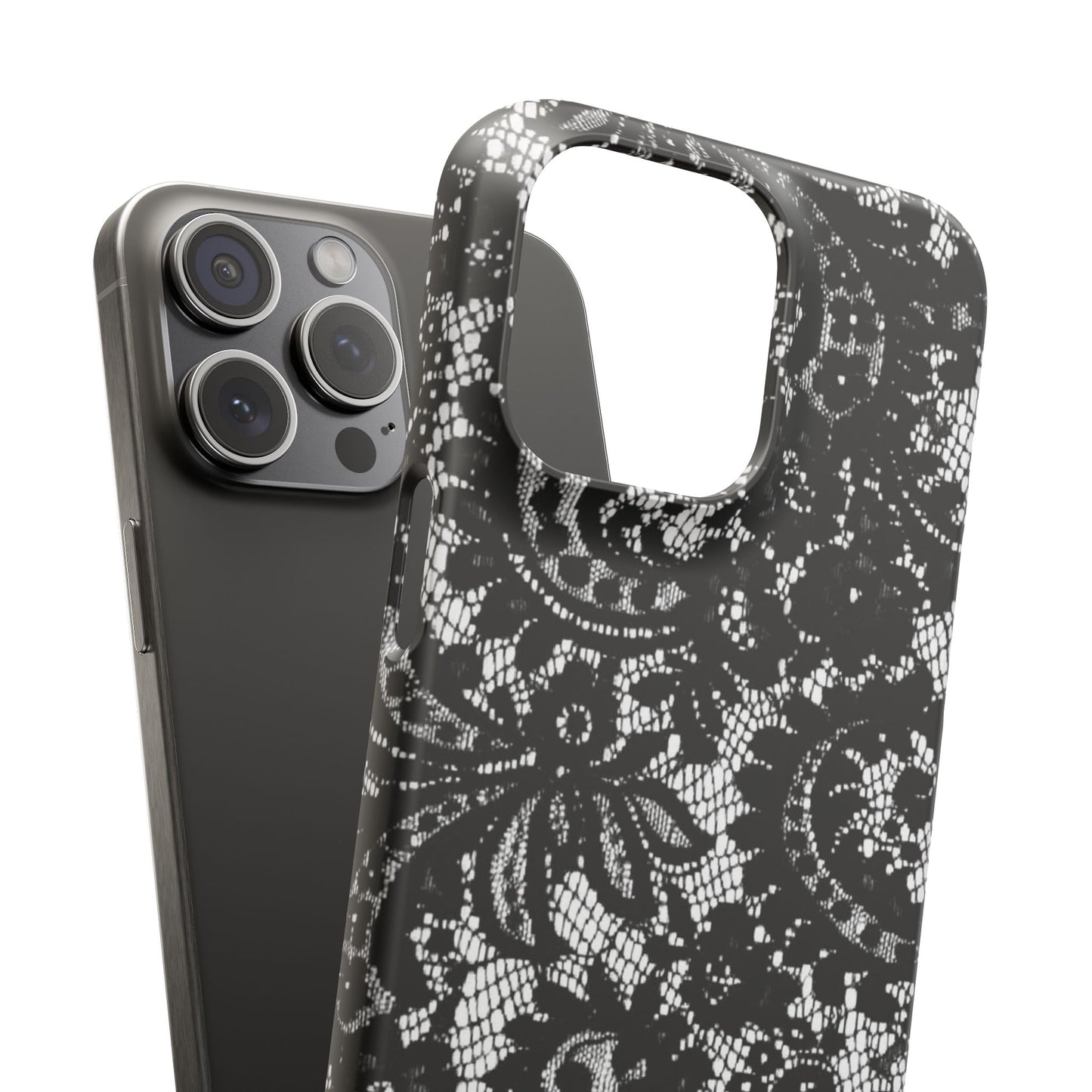 Black Lace Elegant Pattern Case
