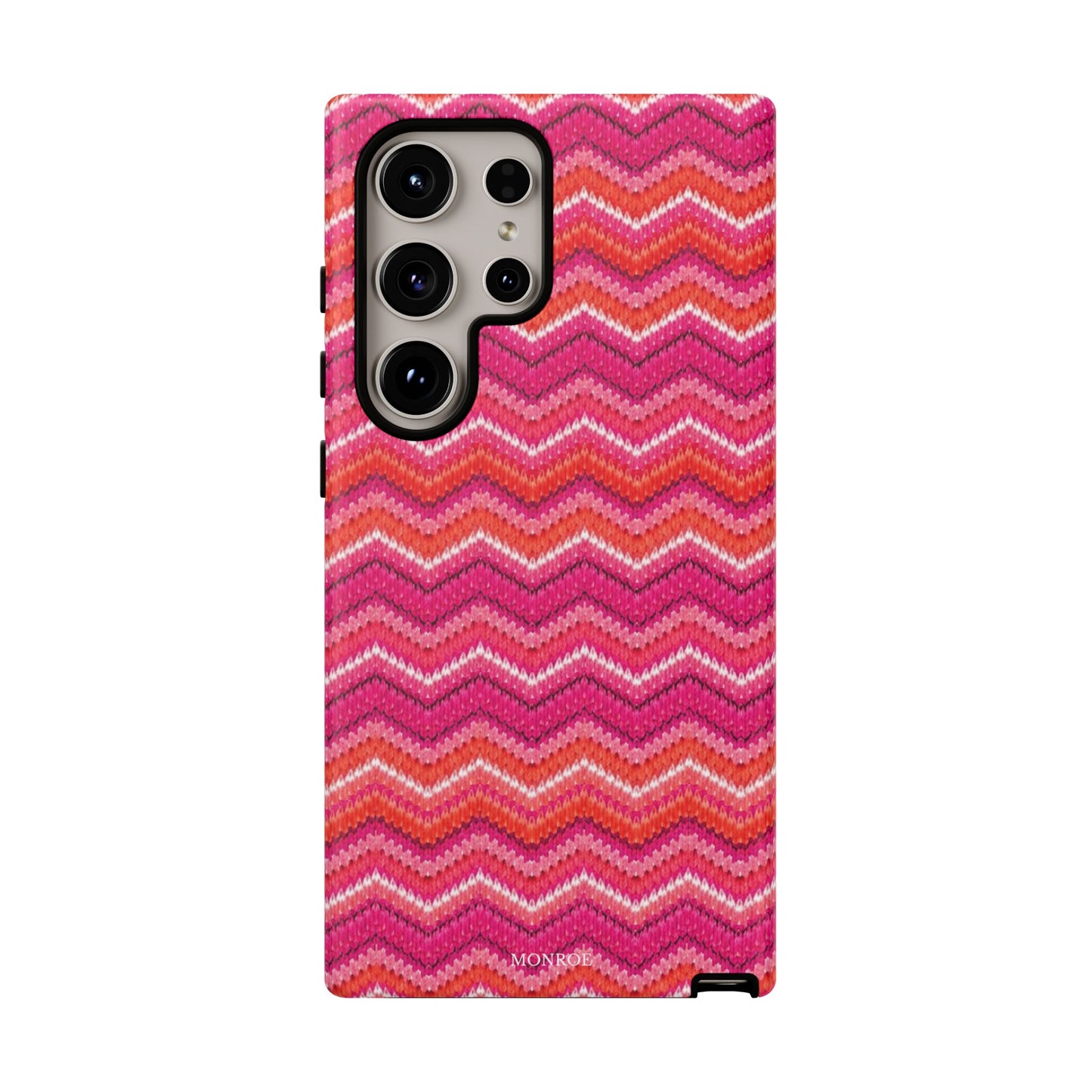 Pink Zigzag Tough Case