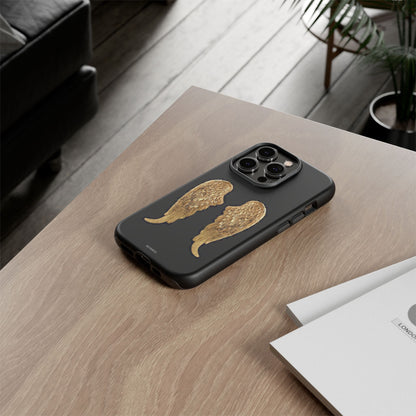 Gold Angel Wings Tough Case