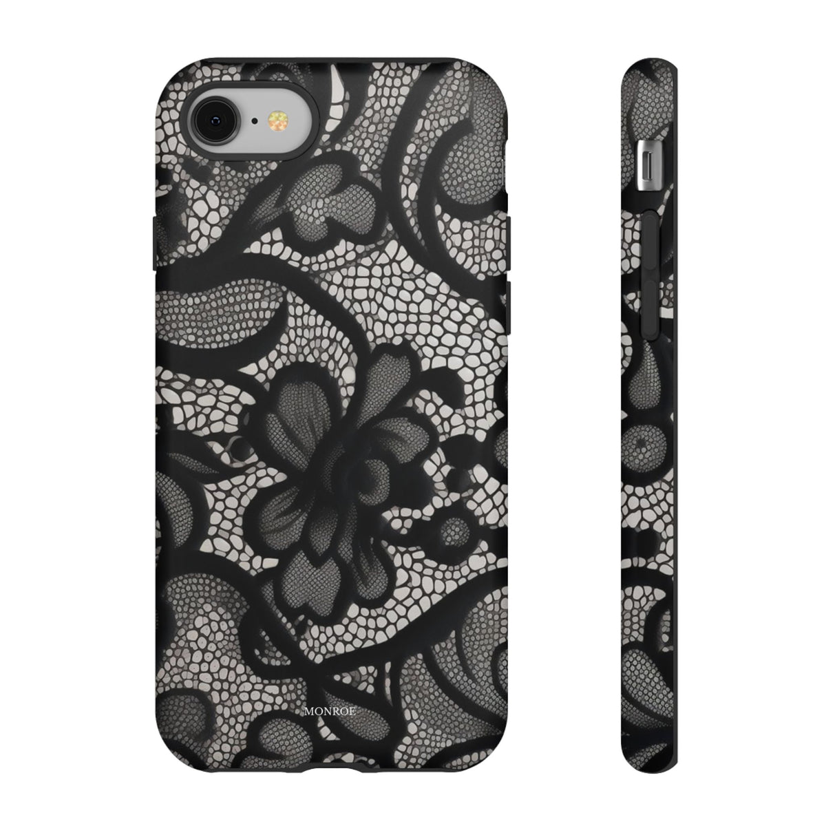 Black Floral Vintage Case