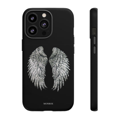 Silver Wings Black Tough Case