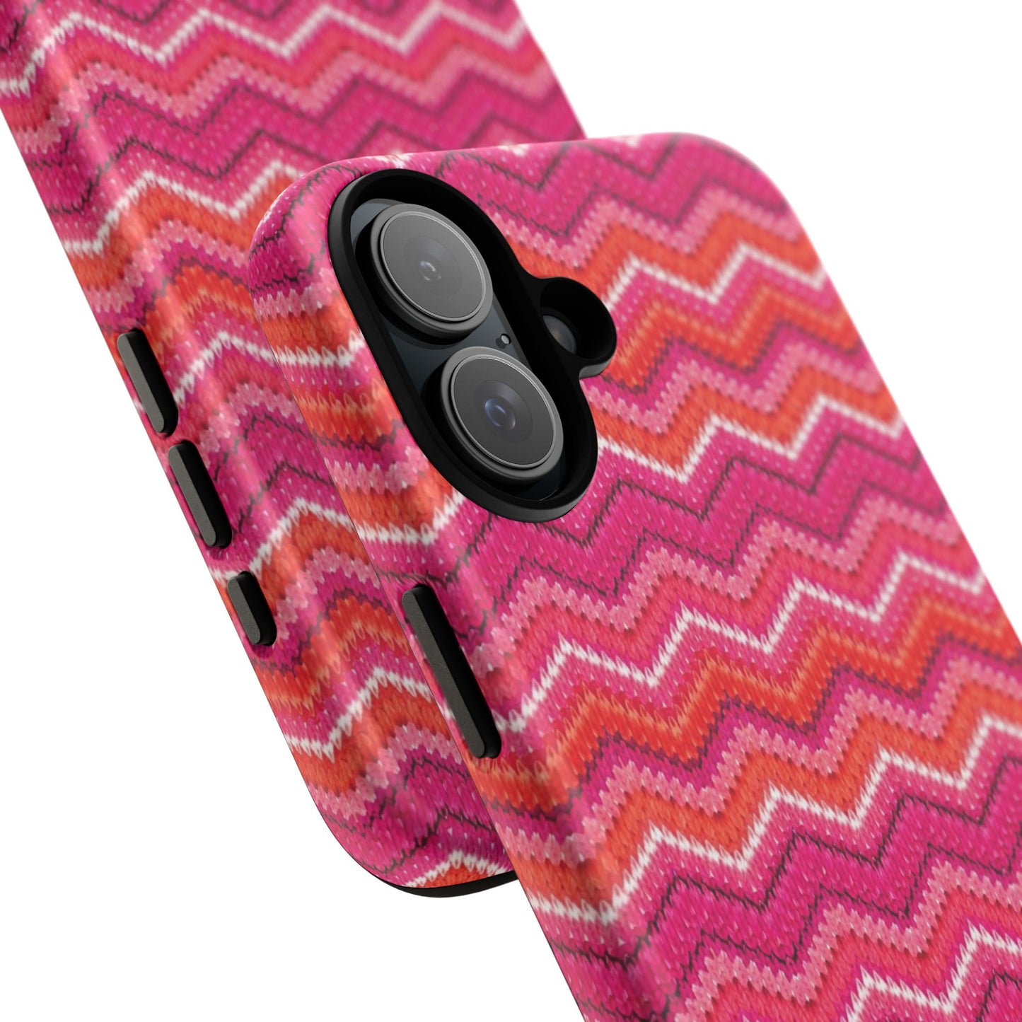Pink Zigzag Tough Case